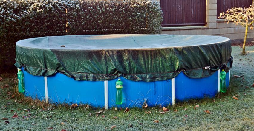 Zu sehen ist Bild 1 zum Beitrag mit dem Thema: Gartenpool winterfest machen