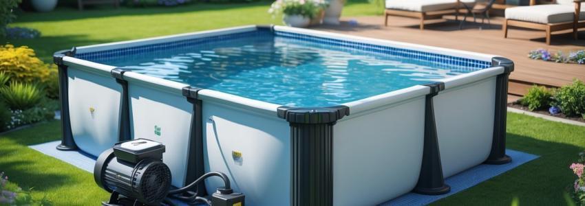 Zu sehen ist Bild 1 zum Beitrag mit dem Thema: Gartenpool Komplettset mit Pumpe