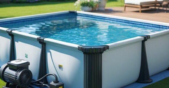 Zu sehen ist Bild 1 zum Beitrag mit dem Thema: Gartenpool Komplettset mit Pumpe