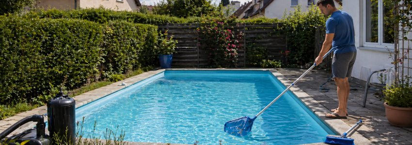 Zu sehen ist Bild 1 zum Beitrag mit dem Thema: Pool reinigen ohne Chemie