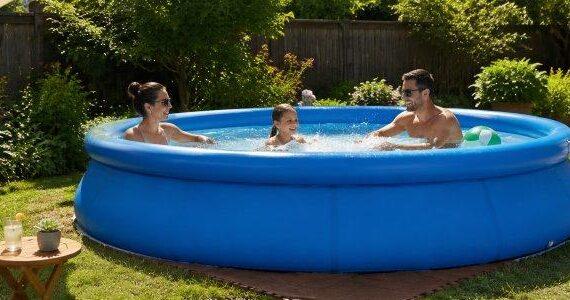 Zu sehen ist Bild 1 zum Beitrag mit dem Thema: Mit wenig Budget zum eigenen Pool - Praktische Tipps für kostengünstigen Badespaß im Garten