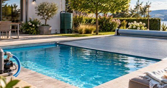 Zu sehen ist Bild 1 zum Beitrag mit dem Thema: Wasser sparen am Pool